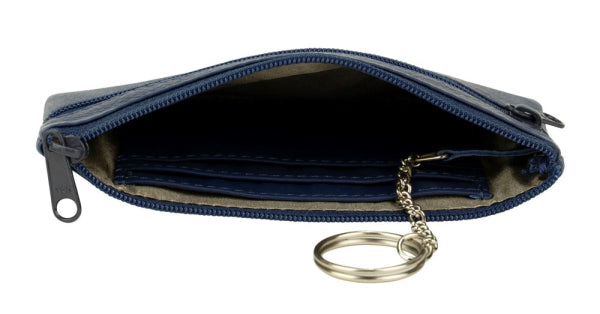 Franco Bonini - 16-012 11 card RFID leather wallet - Blue/Multi | Bags To Go